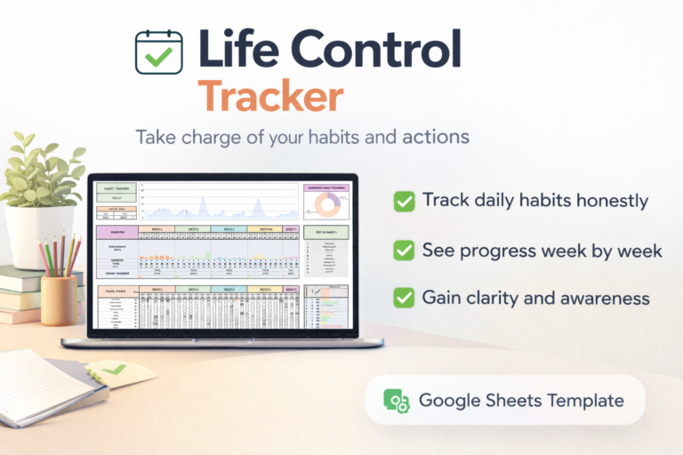 Life Control Tracker – Kauriar Newsletter